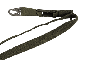 FRAG ЗБРОЙОВИЙ ДВОТОЧКОВИЙ ШИРОКИЙ РЕМІНЬ З ДВОМА КАРАБІНАМИ OLIVE