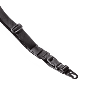 FRAG ЗБРОЙОВИЙ ТРЬОХТОЧКОВИЙ РЕМІНЬ З КАРАБІНОМ І АНТАБКОЮ QD MAX BLACK