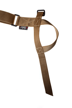 FRAG ЗБРОЙОВИЙ ТРЬОХТОЧКОВИЙ РЕМІНЬ З КАРАБІНОМ COYOTE