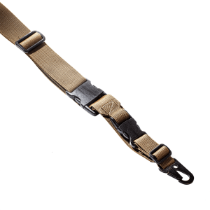 FRAG ЗБРОЙОВИЙ ТРЬОХТОЧКОВИЙ РЕМІНЬ З КАРАБІНОМ COYOTE