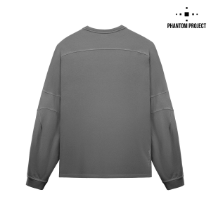 PHANTOM PROJECT/M-TAC ФУТБОЛКА LONG SLEEVE COTTON HARD (GD) GREY