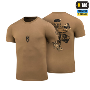 M-TAC ФУТБОЛКА БОЙОВОГО МЕДИКА 3 ОШБР COYOTE BROWN