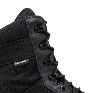 MILBOT ЗИМОВІ ТАКТИЧНІ ЧЕРЕВИКИ LIGHTNING BLACK LEATHER