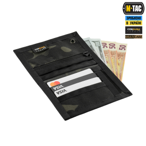 M-TAC КОШЕЛЕК TACTICAL WALLET ELITE MULTICAM BLACK