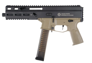 DELTA ARMORY ПИСТОЛЕТ-ПУЛЕМЁТ AIRSOFT GUN STRIBOG SP10A3 CHARLIE UPGRADE BLACK & TAN 33607