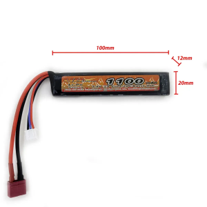 VBPOWER АККУМУЛЯТОР LIPO 7.4V 1100MAH 20-40C STICK 33159