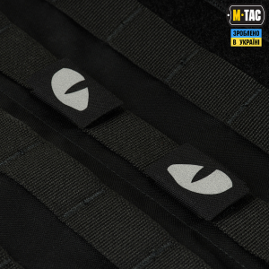 M-TAC НАШИВКА TIGER EYES LASER CUT (ПАРА) REFLECTIVE BLACK