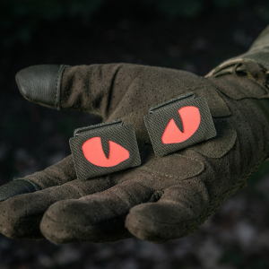 M-TAC НАШИВКА TIGER EYES LASER CUT (ПАРА) RANGER GREEN/RED/GID