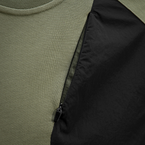 PHANTOM PROJECT/M-TAC ФУТБОЛКА ZIPPER COMBO COTTON NYLON LIGHT OLIVE