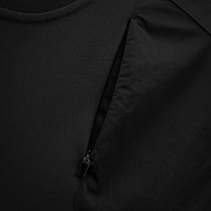 PHANTOM PROJECT/M-TAC ФУТБОЛКА ZIPPER COMBO COTTON NYLON BLACK