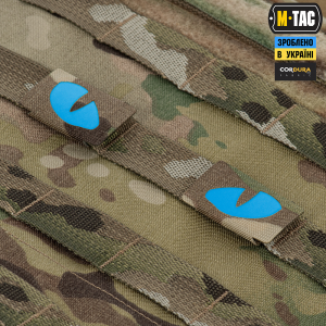 M-TAC НАШИВКА TIGER EYES LASER CUT (ПАРА) MULTICAM/BLUE/GID