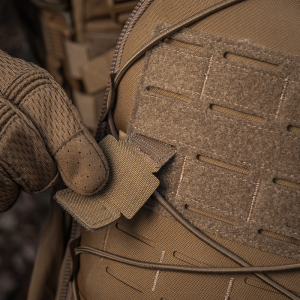 M-TAC НАШИВКА TIGER EYES LASER CUT (ПАРА) COYOTE/BLUE/GID