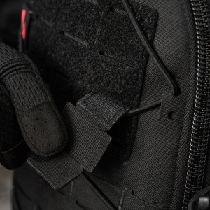 M-TAC НАШИВКА TIGER EYES LASER CUT (ПАРА) BLACK/RED/GID