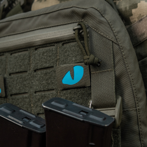 M-TAC НАШИВКА TIGER EYES LASER CUT (ПАРА) RANGER GREEN/BLUE/GID