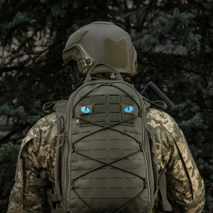 M-TAC НАШИВКА TIGER EYES LASER CUT (ПАРА) RANGER GREEN/BLUE/GID