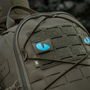 M-TAC НАШИВКА TIGER EYES LASER CUT (ПАРА) RANGER GREEN/BLUE/GID