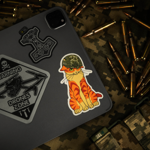 M-TAC НАКЛЕЙКА ORANGE CAT