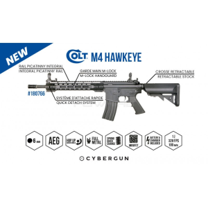 CYBERGUN ПРИВОД ДЛЯ СТРАЙКБОЛА COLT M4 HAWKEYE FULL METAL HS0493