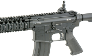 EMG СТРАЙКБОЛЬНИЙ АВТОМАТ DANIEL DEFENSE MK18 GAS BLOW-BACK BLACK HS2604
