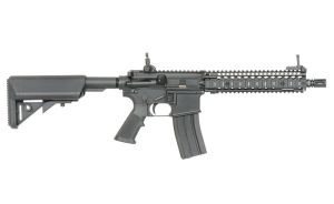 EMG СТРАЙКБОЛЬНИЙ АВТОМАТ DANIEL DEFENSE MK18 GAS BLOW-BACK BLACK HS2604