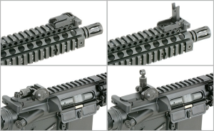 EMG СТРАЙКБОЛЬНИЙ АВТОМАТ DANIEL DEFENSE MK18 GAS BLOW-BACK BLACK HS2604