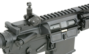 EMG СТРАЙКБОЛЬНИЙ АВТОМАТ DANIEL DEFENSE MK18 GAS BLOW-BACK BLACK HS2604