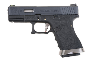 WE ПИСТОЛЕТ GLOCK 19 FORCE T5 METAL BLACK GREEN GAS HS0162