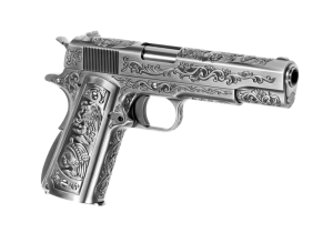 WE ПИСТОЛЕТ M1911 МЕТАЛЛ SILVER HS2796