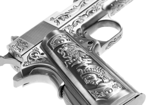 WE ПИСТОЛЕТ M1911 МЕТАЛЛ SILVER HS2796
