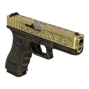 WE ПИСТОЛЕТ GLOCK 17 CLASSIC FLORAL PATTERN HS2596