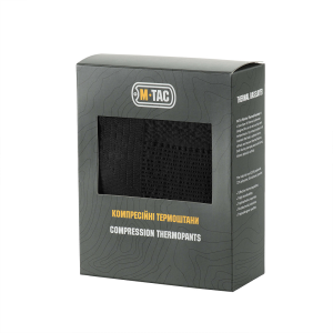 M-TAC ТЕРМОБРЮКИ КОМПРЕССИОННЫЕ BLACK/DARK GREY