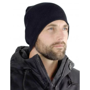 MIL-TEC ШАПКА ЗИМОВА АКРИЛОВА BEANIE BLACK 12138002