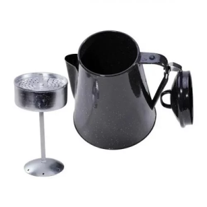 MIL-TEC КОФЕВАРКА COFFEE POT ENAMELLED WITH PERCOLATOR BLACK 14680002