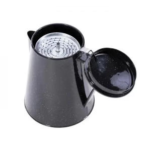 MIL-TEC КОФЕВАРКА COFFEE POT ENAMELLED WITH PERCOLATOR BLACK 14680002