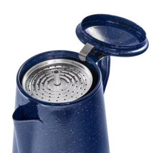 MIL-TEC КОФЕВАРКА COFFEE POT ENAMELLED WITH PERCOLATOR BLUE 14680000