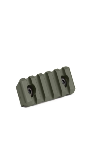 КРУК РЕЙКА ПІКАТІННІ НА 5 СЛОТІВ ІЗ КРІПЛЕННЯМ M-LOK CRC 9013 GREEN 118040402