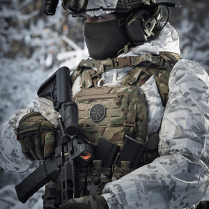 M-TAC НАШИВКА ШОЛОМ ЖАХУ PVC BLACK/GID