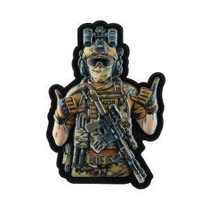 НАШИВКА SHAKA WARRIOR PVC