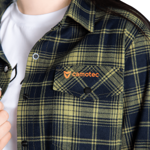 CAMO-TEC СОРОЧКА БУРЕВІЙ LOGO ORANGE LIME GREEN/NAVY 8755