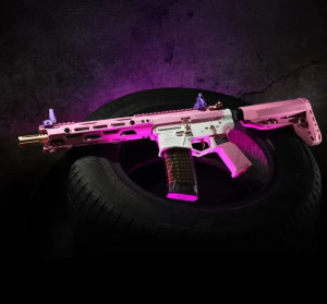 G&G СТРАЙКБОЛЬНА ШТУРМОВА ГВИНТІВКА CM16 STEALTH 556 TAFFY PINK 34237