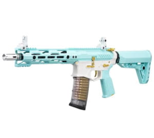 G&G СТРАЙКБОЛЬНАЯ ШТУРМОВАЯ ВИНТОВКА CM16 STEALTH 556 MACARON BLUE 34234