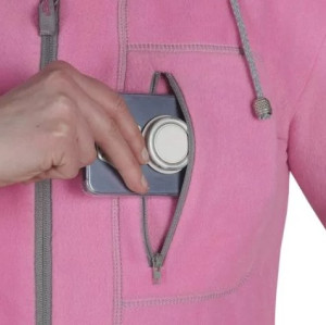 P1G-TAC КУРТКА ЖІНОЧА ФЛІСОВА ''PINK'' LIGHT PINK UA281-29996-LP