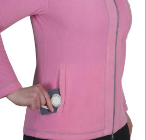 P1G-TAC КУРТКА ЖІНОЧА ФЛІСОВА ''PINK'' LIGHT PINK UA281-29996-LP