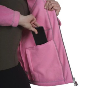 P1G-TAC КУРТКА ЖІНОЧА ФЛІСОВА ''PINK'' LIGHT PINK UA281-29996-LP