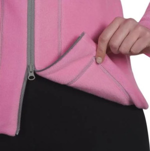 P1G-TAC КУРТКА ЖІНОЧА ФЛІСОВА ''PINK'' LIGHT PINK UA281-29996-LP