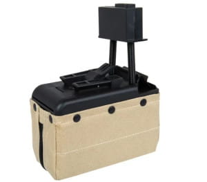 A&K МАГАЗИН СТРАЙКБОЛЬНЫЙ ELECTRIC BOX FOR M249 TAN 34082