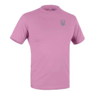 P1G-TAC ФУТБОЛКА З ПРИНТОМ ТРИЗУБ LOGO LIGHT PINK