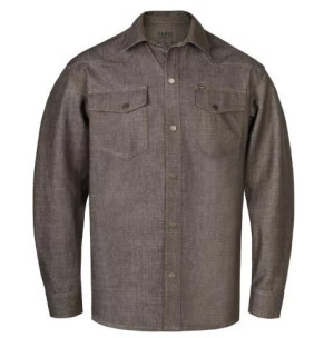 P1G-TAC РУБАШКА ПОЛЕВАЯ FABRI DENIM OLIVE MELANGE DENIM