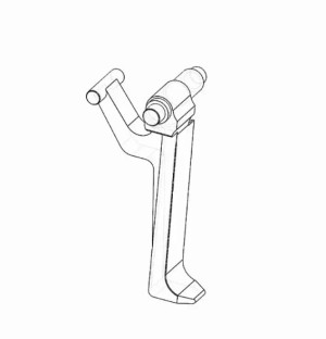 RETRO ARMS СПУСКОВИЙ ГАЧОК CNC TRIGGER AK-B RED 30615