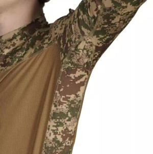 P1G-TAC ФУТБОЛКА ПОЛЬОВА LACERTA L/S NGU CAMO